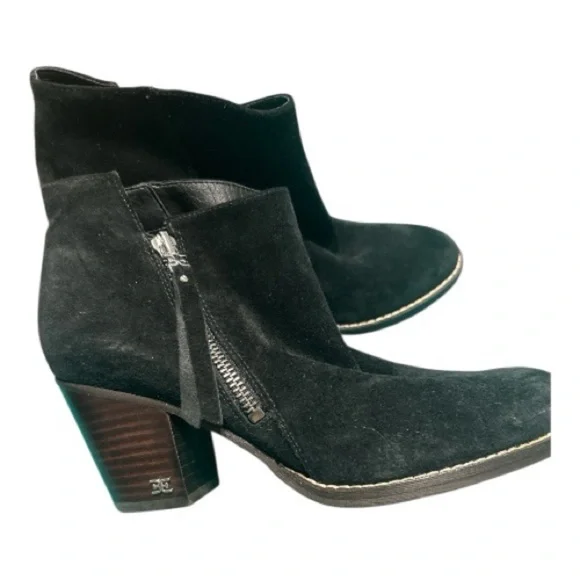 Sam Edelman, Macon, Black Ankle Boots - Picture 3 of 8